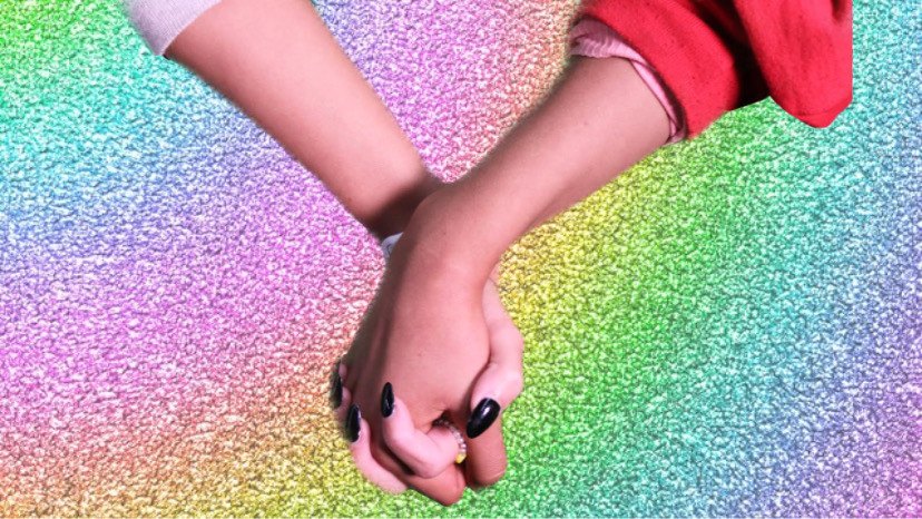 Jojo Siwa holding hands with her partner Jennah Johnson on Dancing with the Stars